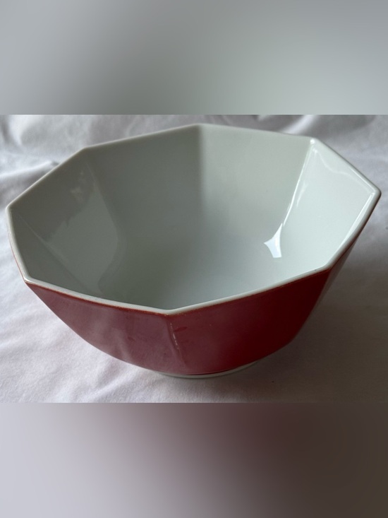 Fitz and Floyd Other - Fitz & Floyd Vintage Red Octagon Bowl 1985 Japan